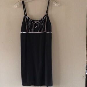 Brown & Pink Lace Chemise with Spaghetti Straps by Apt 9 intimates